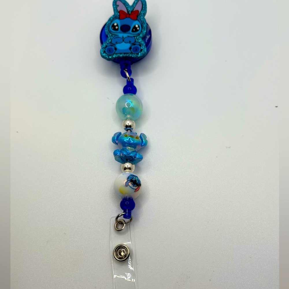 Stitch Beaded Badge Reel